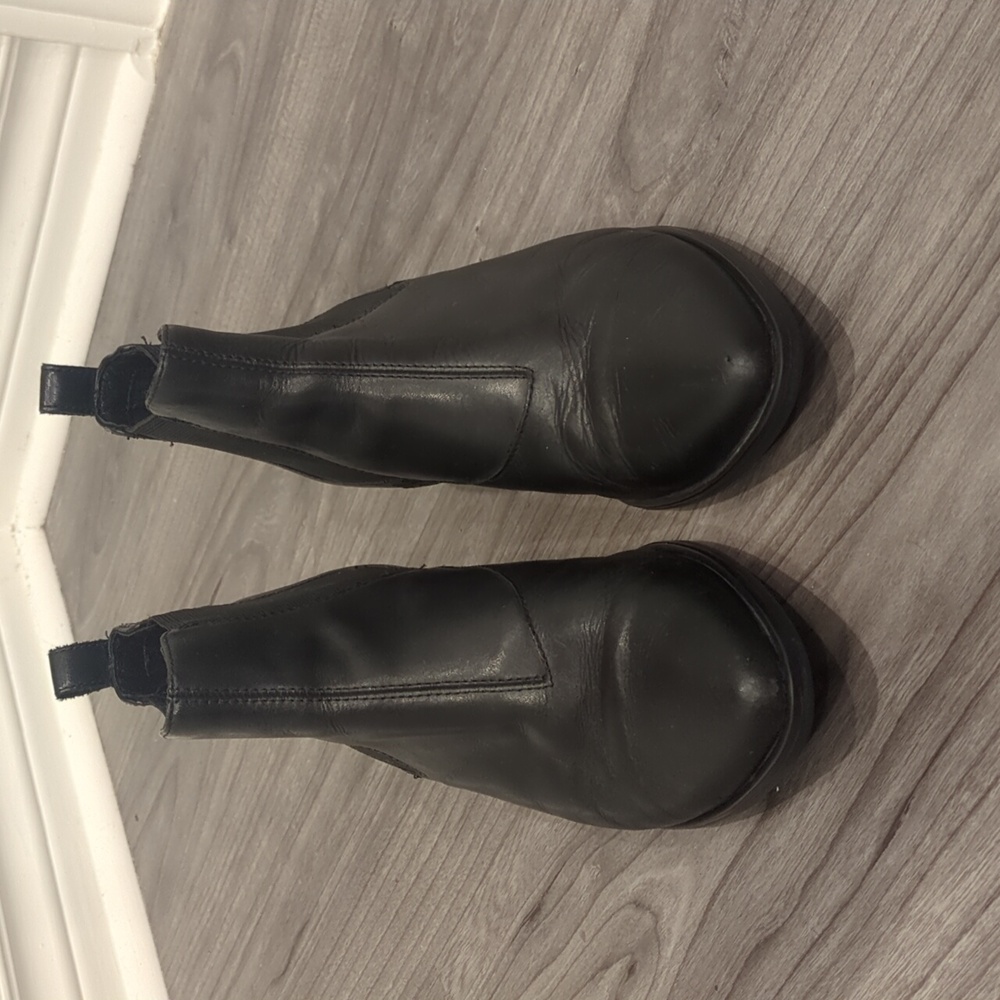 VAGABOND Marja Black leather chelsea boots, Size 36/U 6